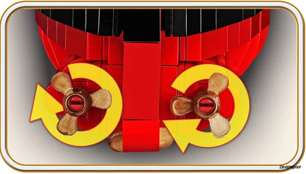 1928 Cobi Bouw Sets R.M.S Titanic 4 1928 Cobi Bouw Sets R.M.S Titanic - Afbeelding 4