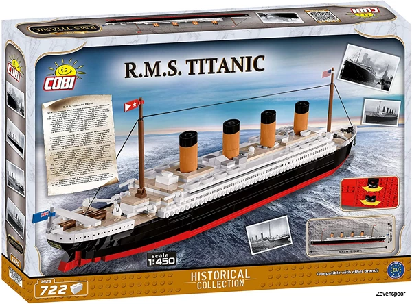 1929 Cobi Bouw Sets R.M.S Titanic 3 1929 Cobi Bouw Sets R.M.S Titanic - Afbeelding 3