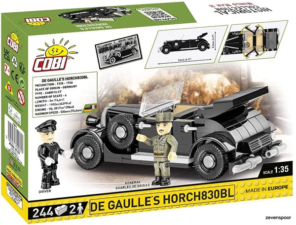 2261 Cobi De Gaulle’s HORCH830BL 2261 Cobi De Gaulle’s HORCH830BL -Cobi Winkel CO2261 1