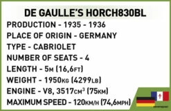 2261 Cobi De Gaulle’s HORCH830BL 6 2261 Cobi De Gaulle’s HORCH830BL -Cobi Winkel CO2261 6