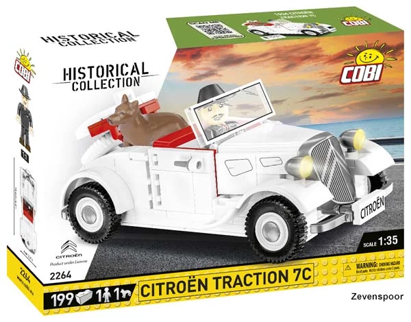 2264 Cobi Bouw Sets 1934 Citroën Traction 7C 1 2264 Cobi Bouw Sets 1934 Citroën Traction 7C