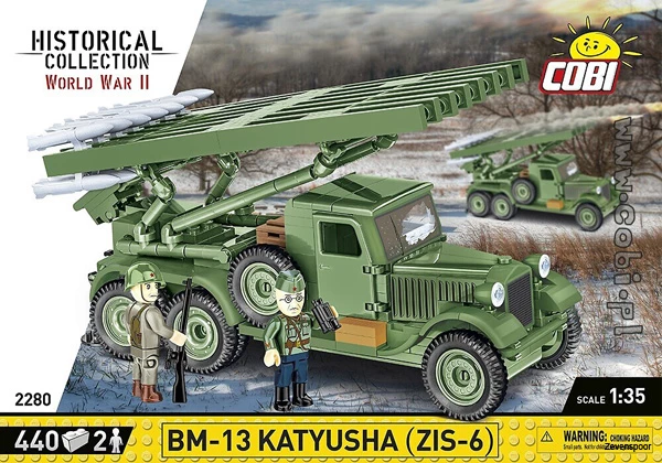 2280 Cobi Bouw Sets BM-13 Katyusha (ZIS-6) 1 2280 Cobi Bouw Sets BM-13 Katyusha (ZIS-6)