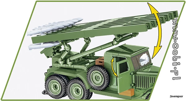 2280 Cobi Bouw Sets BM-13 Katyusha (ZIS-6) 4 2280 Cobi Bouw Sets BM-13 Katyusha (ZIS-6) - Afbeelding 4