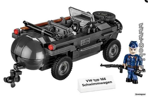 2403 Cobi Bouw Sets VW Typ 166 Schwimmwagen 2403 Cobi Bouw Sets VW Typ 166 Schwimmwagen -Cobi Winkel CO2403 3