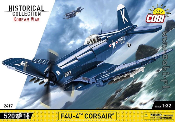 2417 Cobi Bouw Sets F4U-4 Corsair 2417 Cobi Bouw Sets F4U-4 Corsair -Cobi Winkel CO2417