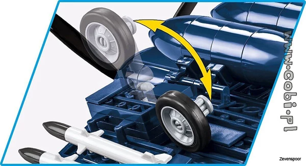 2417 Cobi Bouw Sets F4U-4 Corsair 2417 Cobi Bouw Sets F4U-4 Corsair -Cobi Winkel CO2417 5