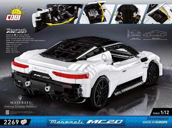 24335 Cobi Bouw Sets Maserati MC20 24335 Cobi Bouw Sets Maserati MC20 -Cobi Winkel CO24335 1