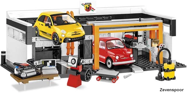 24501 Cobi Bouw Sets Racing Garage 24501 Cobi Bouw Sets Racing Garage -Cobi Winkel CO24501 3