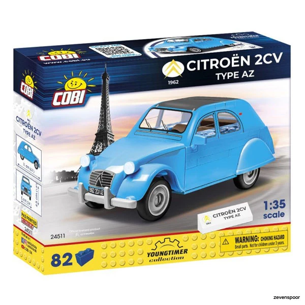24511 Cobi Bouw Sets CITROEN 2CW TYPE AZ 1962 80KL 24511 Cobi Bouw Sets CITROEN 2CW TYPE AZ 1962 80KL -Cobi Winkel CO24511