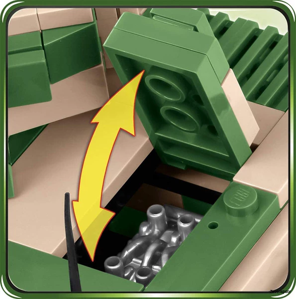 2508A Cobi Bouw Sets Cobi Small Army WW2 2508 – Panzer IV Ausf 8 2508A Cobi Bouw Sets Cobi Small Army WW2 2508 – Panzer IV Ausf - Afbeelding 8