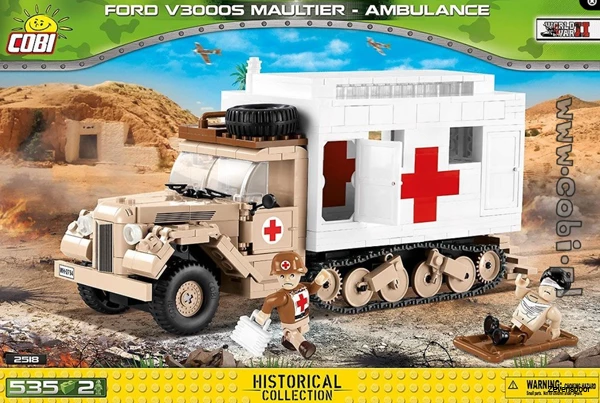 2518 Cobi Bouw Sets Ford V3000S Maultier Ambulance 1 2518 Cobi Bouw Sets Ford V3000S Maultier Ambulance