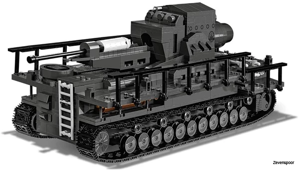 2530 Cobi Bouw Sets WW2 2530 60cm Karl-Gerat 040 Adam 9 2530 Cobi Bouw Sets WW2 2530 60cm Karl-Gerat 040 Adam - Afbeelding 9