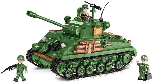 2533 Cobi M4A3E8 Sherman Easy Eight 11 2533 Cobi M4A3E8 Sherman Easy Eight - Afbeelding 11