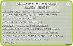 2533 Cobi M4A3E8 Sherman Easy Eight 23 2533 Cobi M4A3E8 Sherman Easy Eight -Cobi Winkel CO2533 11