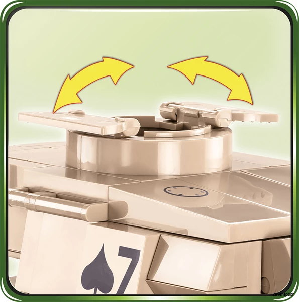 2546 Cobi Bouw Sets Panzerkmpfwagen IV AusF. G 4 2546 Cobi Bouw Sets Panzerkmpfwagen IV AusF. G - Afbeelding 4