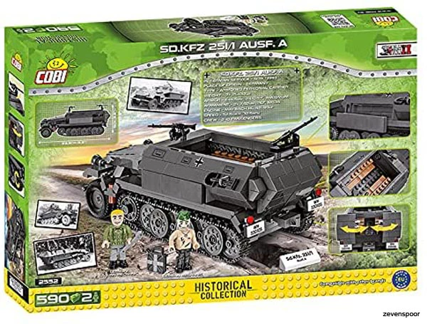 2552 Cobi Sd.Kfz 251/1 Ausf.A 2 2552 Cobi Sd.Kfz 251/1 Ausf.A - Afbeelding 2