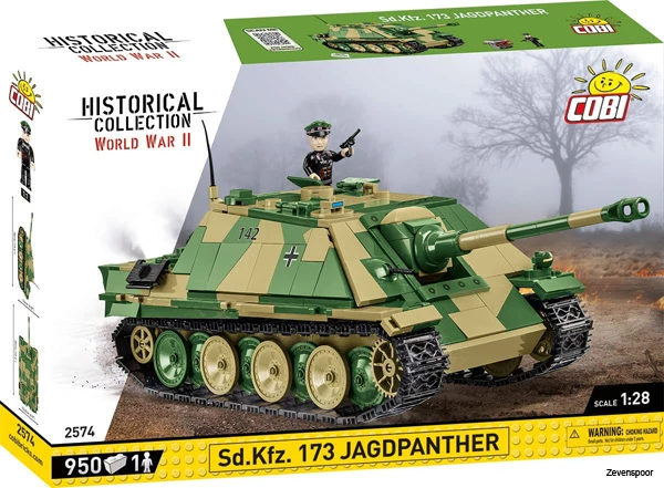 2574 Cobi Bouw Sets Historical Collection 2574 SD.Kfz.173 2574 2 2574 Cobi Bouw Sets Historical Collection 2574 SD.Kfz.173 2574 - Afbeelding 2