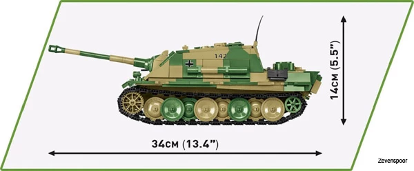 2574 Cobi Bouw Sets Historical Collection 2574 SD.Kfz.173 2574 4 2574 Cobi Bouw Sets Historical Collection 2574 SD.Kfz.173 2574 - Afbeelding 4