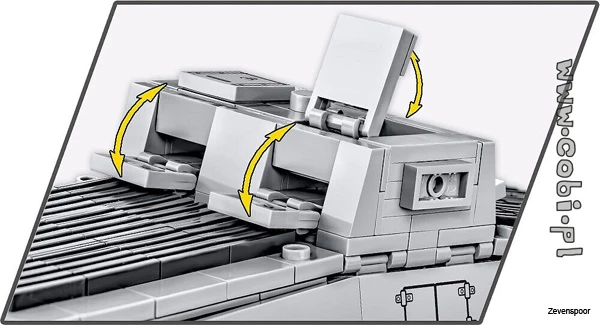 2989 Cobi GREAT WAR STURMPANZERWAGEN A7V 8 2989 Cobi GREAT WAR STURMPANZERWAGEN A7V - Afbeelding 8