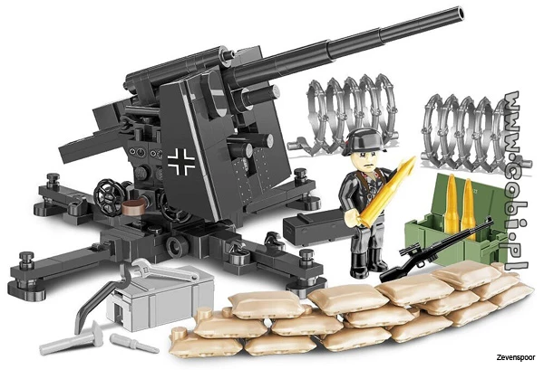 3047 Cobi Bouw Sets 8,8 Cm Flak 3 3047 Cobi Bouw Sets 8,8 Cm Flak - Afbeelding 3
