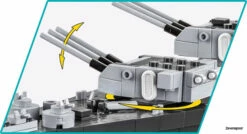 4836 Cobi WWII IOWA-CLASS BATTLESHIP- EXECUTIVE EDITION -Cobi Winkel CO4836 3