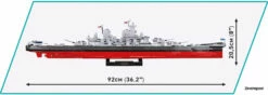 4836 Cobi WWII IOWA-CLASS BATTLESHIP- EXECUTIVE EDITION -Cobi Winkel CO4836 5