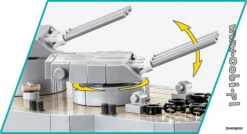 4842 Cobi Bouw Sets Pennsylvania – Class Battleship (2in1) – Executive Edition 6 4842 Cobi Bouw Sets Pennsylvania – Class Battleship (2in1) – Executive Edition -Cobi Winkel CO4842 6