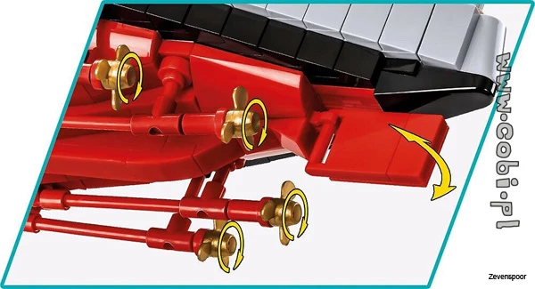 4842 Cobi Bouw Sets Pennsylvania – Class Battleship (2in1) – Executive Edition 4842 Cobi Bouw Sets Pennsylvania – Class Battleship (2in1) – Executive Edition -Cobi Winkel CO4842 7