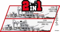 4842 Cobi Bouw Sets Pennsylvania – Class Battleship (2in1) – Executive Edition 8 4842 Cobi Bouw Sets Pennsylvania – Class Battleship (2in1) – Executive Edition -Cobi Winkel CO4842 8
