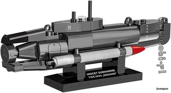 4846 Cobi Bouw Sets U-Boat XXVII Seehund 4846 Cobi Bouw Sets U-Boat XXVII Seehund -Cobi Winkel CO4846 2