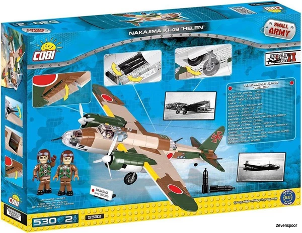 5533 Cobi Bouw Sets Nakajima Ki-49 5533 Cobi Bouw Sets Nakajima Ki-49 -Cobi Winkel CO5533 2