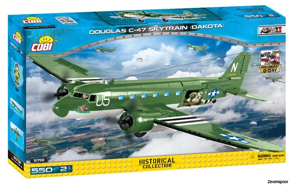 5701 Cobi Bouw Sets Dakota C-47 Skytrain 5701 Cobi Bouw Sets Dakota C-47 Skytrain -Cobi Winkel CO5701 1