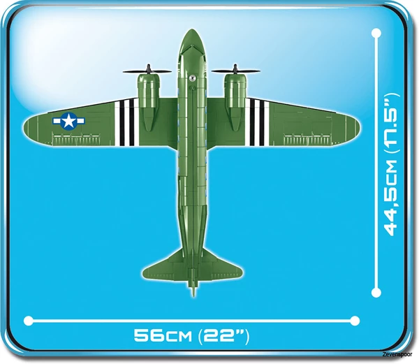 5701 Cobi Bouw Sets Dakota C-47 Skytrain 5701 Cobi Bouw Sets Dakota C-47 Skytrain -Cobi Winkel CO5701 8