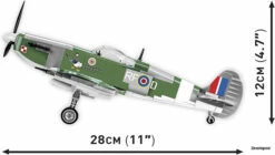 5725 Cobi WWII SUPERMARINE SPITFIRE MK.VB 335 KL -Cobi Winkel CO5725 4