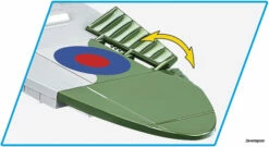 5725 Cobi WWII SUPERMARINE SPITFIRE MK.VB 335 KL -Cobi Winkel CO5725 6