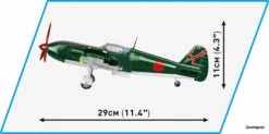 5740 Cobi Bouw Sets Historical Collection 5740 Kawasaki KI-61-HIEN 5740 -Cobi Winkel CO5740 4