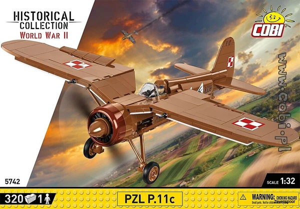 5742 Cobi Bouw Sets PZL P.11c 5742 Cobi Bouw Sets PZL P.11c -Cobi Winkel CO5742