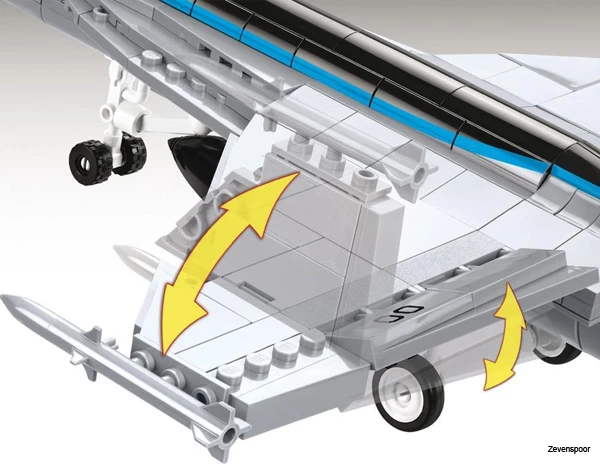 5805 Cobi Bouw Sets F/a 18E Super Hornet Scale 1:48 9 5805 Cobi Bouw Sets F/a 18E Super Hornet Scale 1:48 - Afbeelding 9