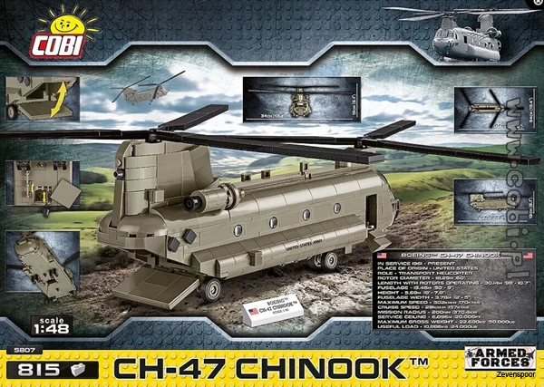 5807 Cobi Bouw Sets CH-47 Chinook 2 5807 Cobi Bouw Sets CH-47 Chinook - Afbeelding 2