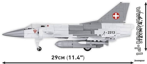 5827 Cobi ARMED FORCES MIRAGE IIIRS SWISS 5 5827 Cobi ARMED FORCES MIRAGE IIIRS SWISS - Afbeelding 5