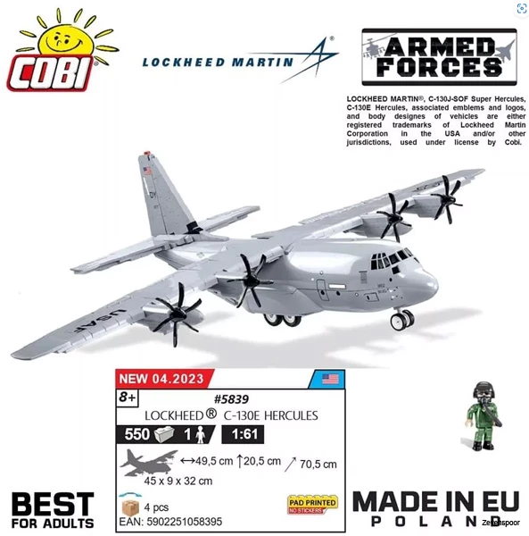 5839 Cobi Bouw Sets Lockheed C-130 Hercules 1 5839 Cobi Bouw Sets Lockheed C-130 Hercules