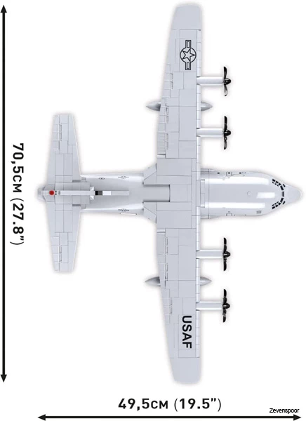 5839 Cobi Bouw Sets Lockheed C-130 Hercules 5 5839 Cobi Bouw Sets Lockheed C-130 Hercules - Afbeelding 5