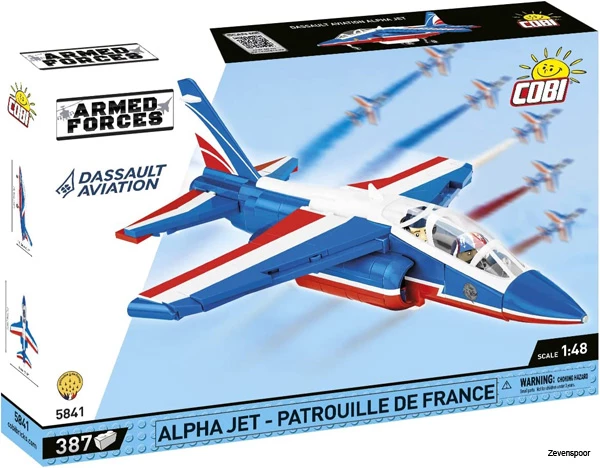 5841 Cobi Bouw Sets Armed Forces 5841 Alpha Jet Patrouille De France 5841 2 5841 Cobi Bouw Sets Armed Forces 5841 Alpha Jet Patrouille De France 5841 - Afbeelding 2