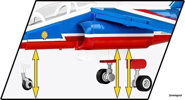 5841 Cobi Bouw Sets Armed Forces 5841 Alpha Jet Patrouille De France 5841 7 5841 Cobi Bouw Sets Armed Forces 5841 Alpha Jet Patrouille De France 5841 - Afbeelding 7