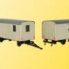 10278 Kibri H0 Bauwagen, 2 Stueck