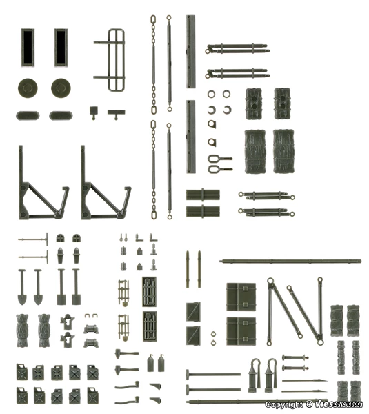 18032 Kibri H0 Bundeswehr Zurüstsatz 18032 Kibri H0 Bundeswehr Zurüstsatz -Cobi Winkel KI18032