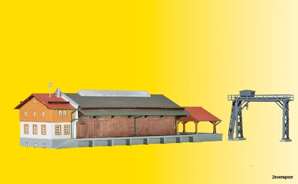 36606 Kibri Z Gueterhalle Mit Ueberladekr 36606 Kibri Z Gueterhalle Mit Ueberladekr -Cobi Winkel KI36606 1