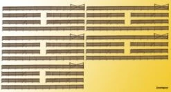 36661 Kibri Z Zaun Mit Toren 230 Cm
