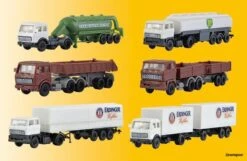 36980 Kibri Z LKW-Sattelzuege, 6 Stk.