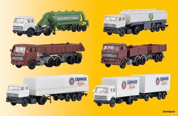 36980 Kibri Z LKW-Sattelzuege, 6 Stk. 36980 Kibri Z LKW-Sattelzuege, 6 Stk. -Cobi Winkel KI36980